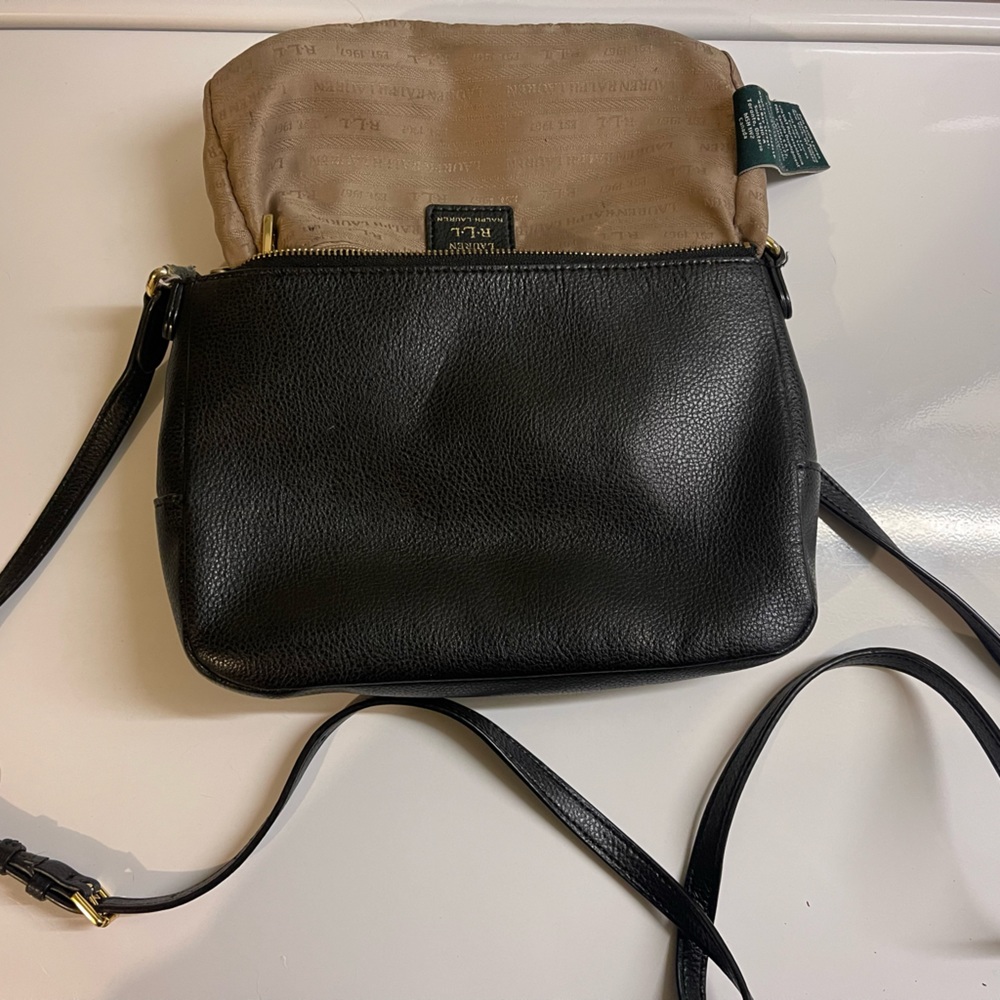Vintage Black RALP LAUREN Cross Body Bag - Picture 3 of 13